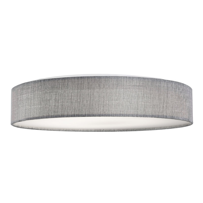 Raasch Flush Mount, 3.5"H x 15"W x 15"D, Gray
