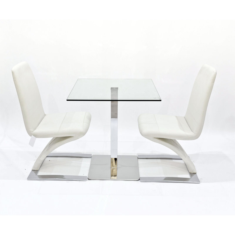 Derose 2 - Person Dining Set, Cream