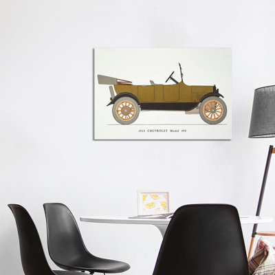 Auto: Chevrolet, 1919 - Wrapped Canvas Print