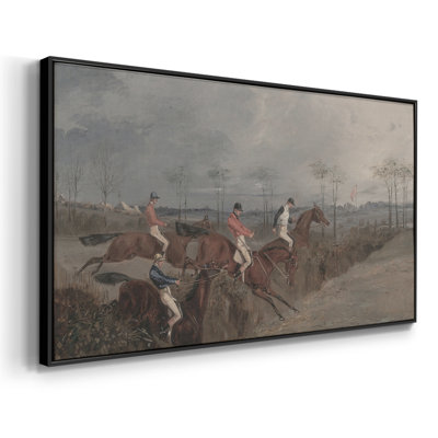 Vintage Animal Series-XLIV- Framed Gallery Wrapped Canvas -Ready to Hang