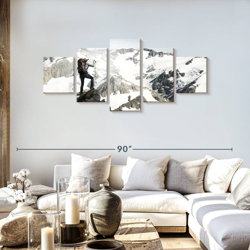 Mountain Climbing, 30" H x 68" W