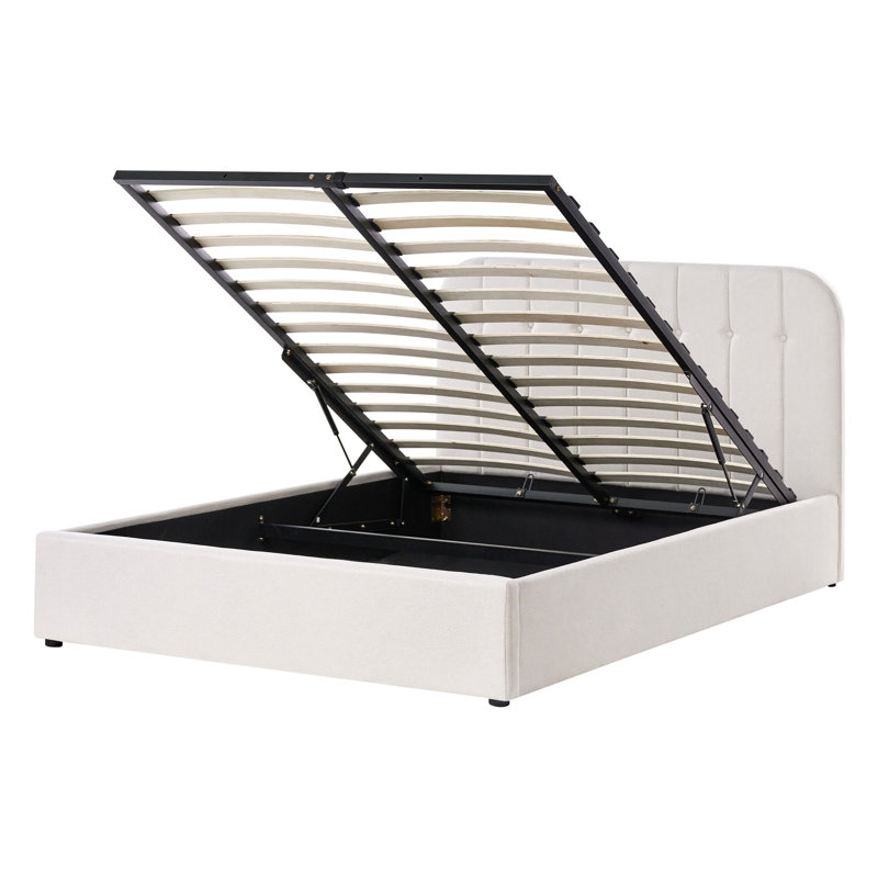 Upholstered Ottoman Storage Bed, European Double (140 x 200 cm)
