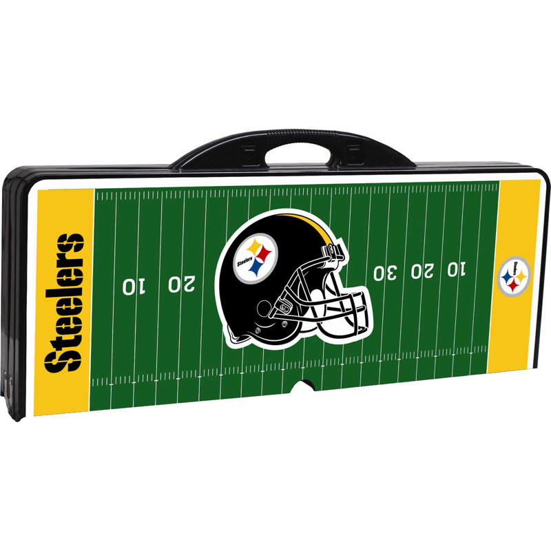 NFL Outdoor , in. W 33.75 in. D, Black, Pittsburgh Steelers