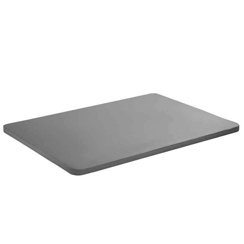  Bunkie Board, 1.5 in Bed Board Slats with 200D Oxford Cloth, Wooden Mattress Support for Bed, Easy Assembly Support Under Mattress, 4 Piece, Gray