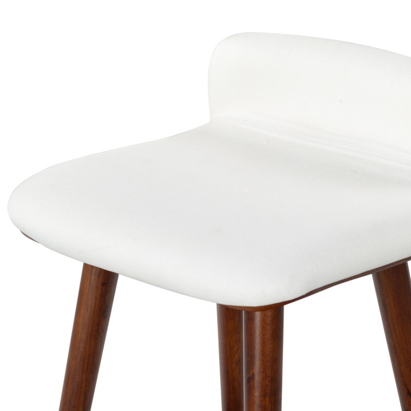 Vanya Barstool, White, Bar Stool - 31.1"