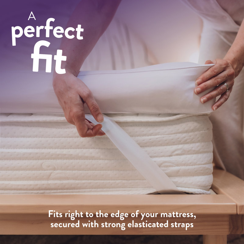 Sleep Soundly Climate Control Extra Deep 10cm Mattress Topper, Single (3')