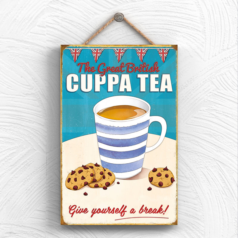 British Tea - Print on MDF