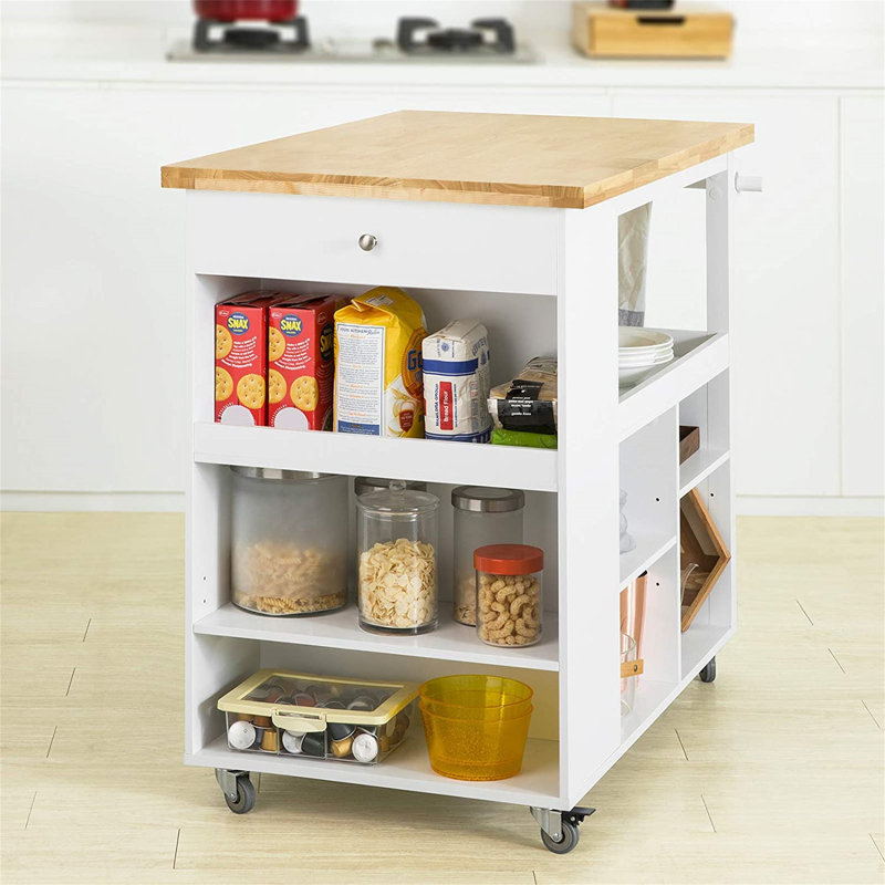 Darson Wood Kitchen Cart