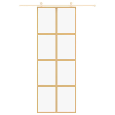 Alishlyn Metal Sliding Door