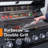 46" 4-Burner Gas Grill Outdoor Kitchen with Fridge, Rotisserie & Granite Counter