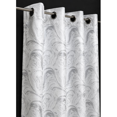 (54 x 84 po) Anneau de jacquard épais - Argent