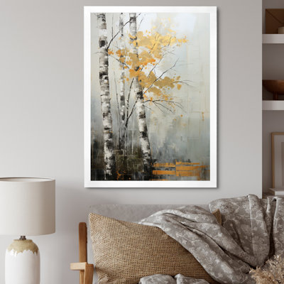 «Birch Woods Ethereal Elegance VII», reproduction sur toile