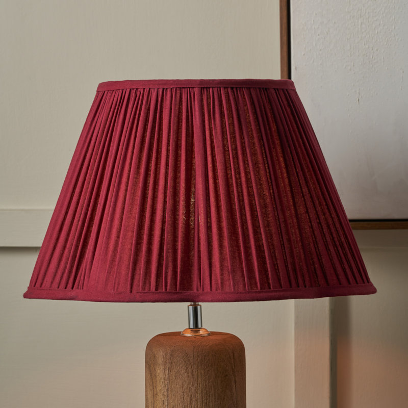Empire Cotton Lamp Shade ( Uno ), 26" H x 45" W x 45" D, Red