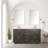 Oak Double Bath Vanity 60 In. W X 22 In. D-1612348167-1612348164