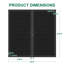 Privacy Aluminum Gate, Double Swing Gate (Not Including Posts)-121350059-120817969