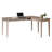 Malani American Built Solid Wood Writer's L-Shape Desk-124808461