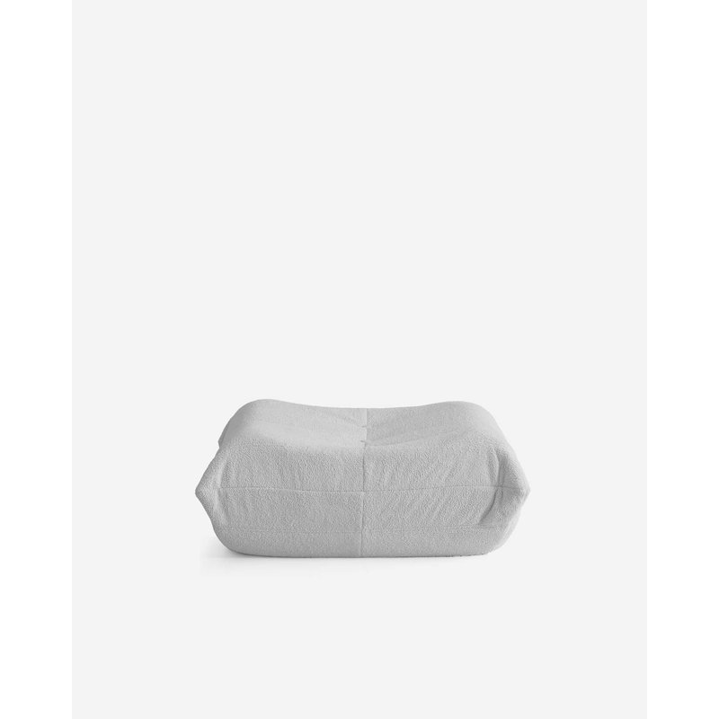 Outdoor Ottoman, Light Gray