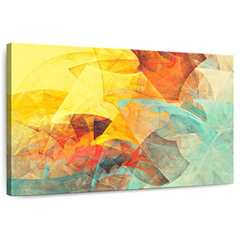 Avery Sunrise Colors Abstract, H 16 po x l 24 po