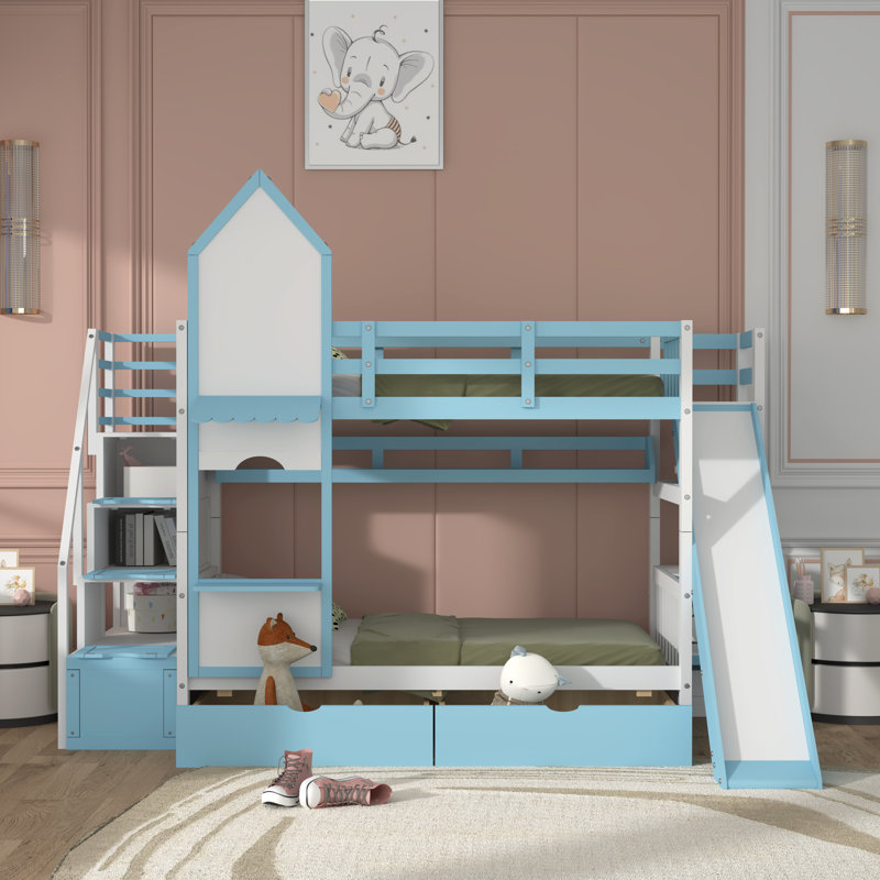 Lit pour enfant Orlinda, Bleu