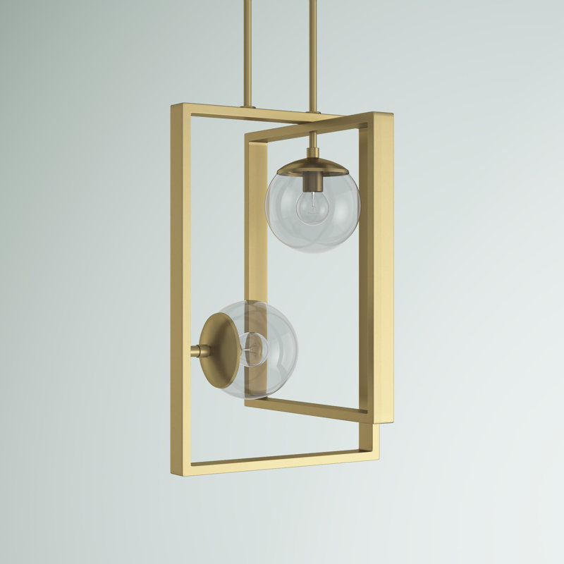 Detres 2 - Light Unique/Statement Pendant, Gold