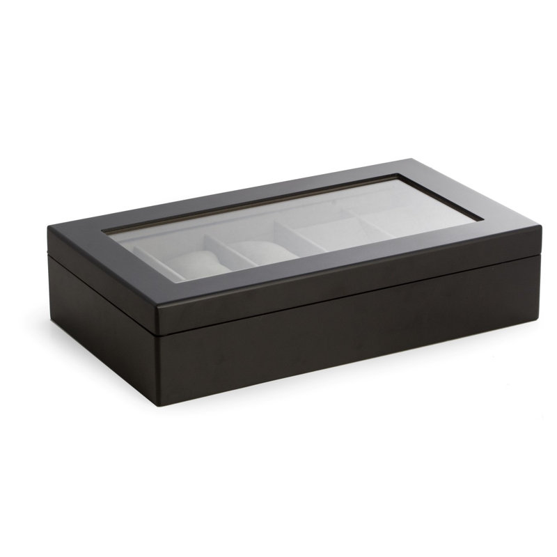 Wood Watch Box +, Black
