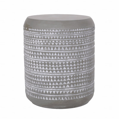 Outdoor Lightweight Concrete Side Table