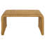 Ensemble de 2 tables basses et tables de bout Gigi, conception tissée, métal rotin naturel