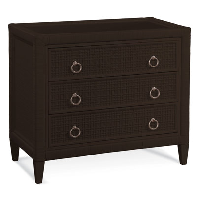 Monterey 3 Drawer Wicker Chest