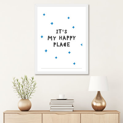 «Its My Happy Place Super Scandi», reproduction d'art textuel
