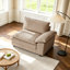Chaise d'angle rembourrée Lauretta-130047834
