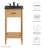 Modway Zaire 18'' Single Bathroom Vanity with Ceramic Top-94387491-94387492