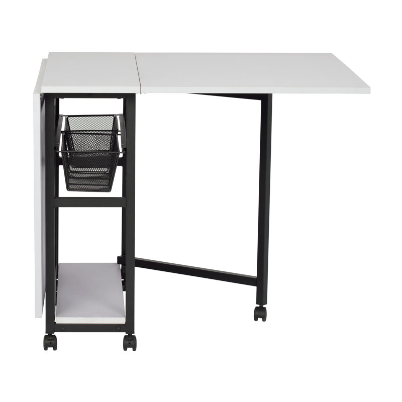 Table de couture pliable avec roulettes
