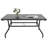 Outdoor 7-Piece Dining Set, Iron Finish, Black-1040189680