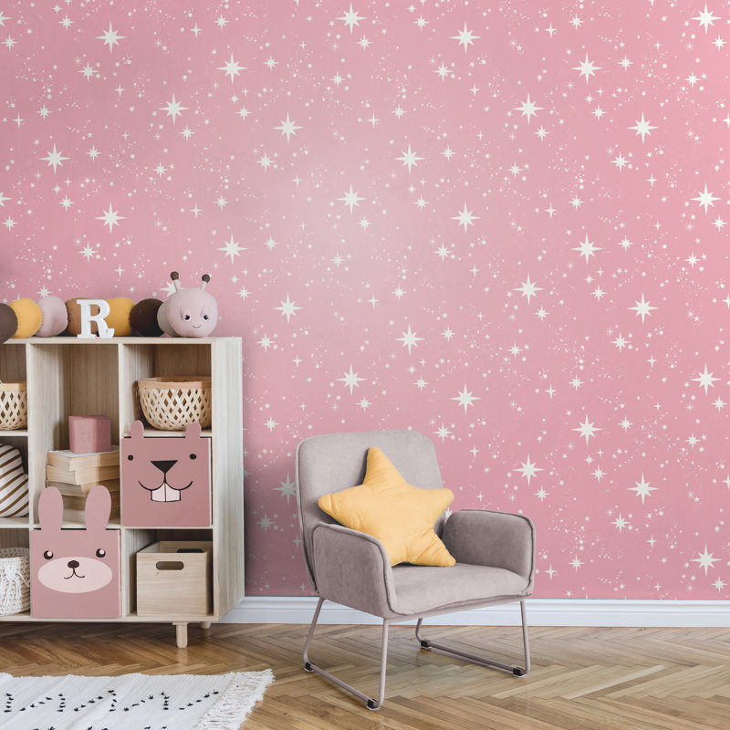 Papier peint Twinkle, Rose