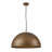 Bradson 1-light Antique Brass Dome Pendant-858916015