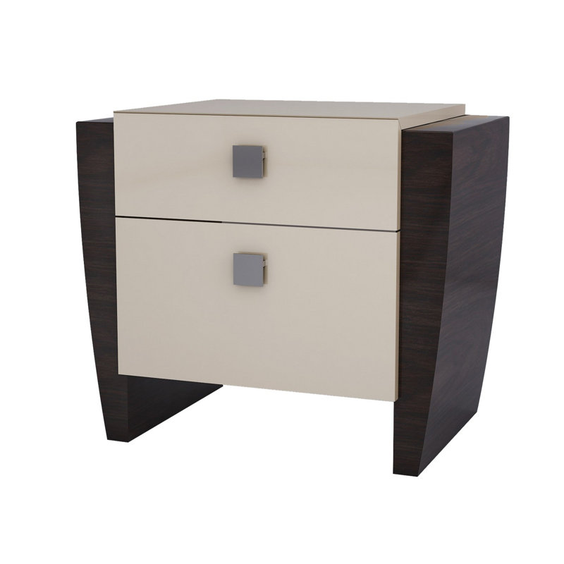 Table de chevet 2 tiroirs Dehanae