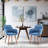 Keehn Polyester Blend Solid Back Upholstered Arm Chair-1361184196