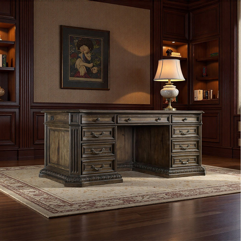 Bureau spacieux de style américain rétro