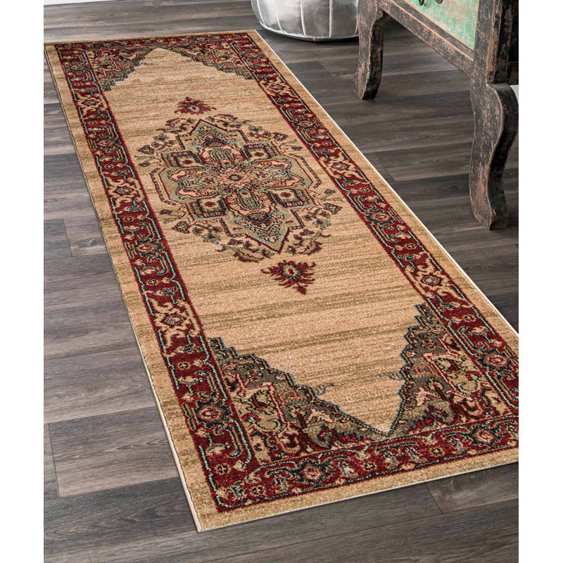 Gundars Beige Rug, Runner 2'3" x 7'6"