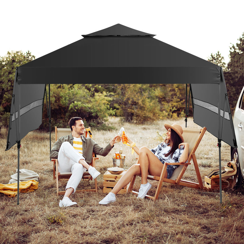 10 Ft. W X 17.6 Ft. D Metal Pop-Up Canopy