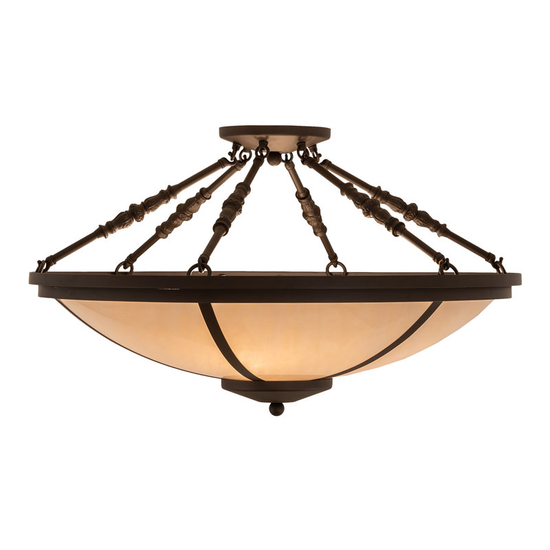 4 - Light Semi Flush Mount