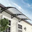 Sol 27 Outdoor 100cm D Plastic Black Cover Retractable Door / Window Awning-1301676829-1301676826