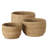 3 Piece Wicker Basket Set