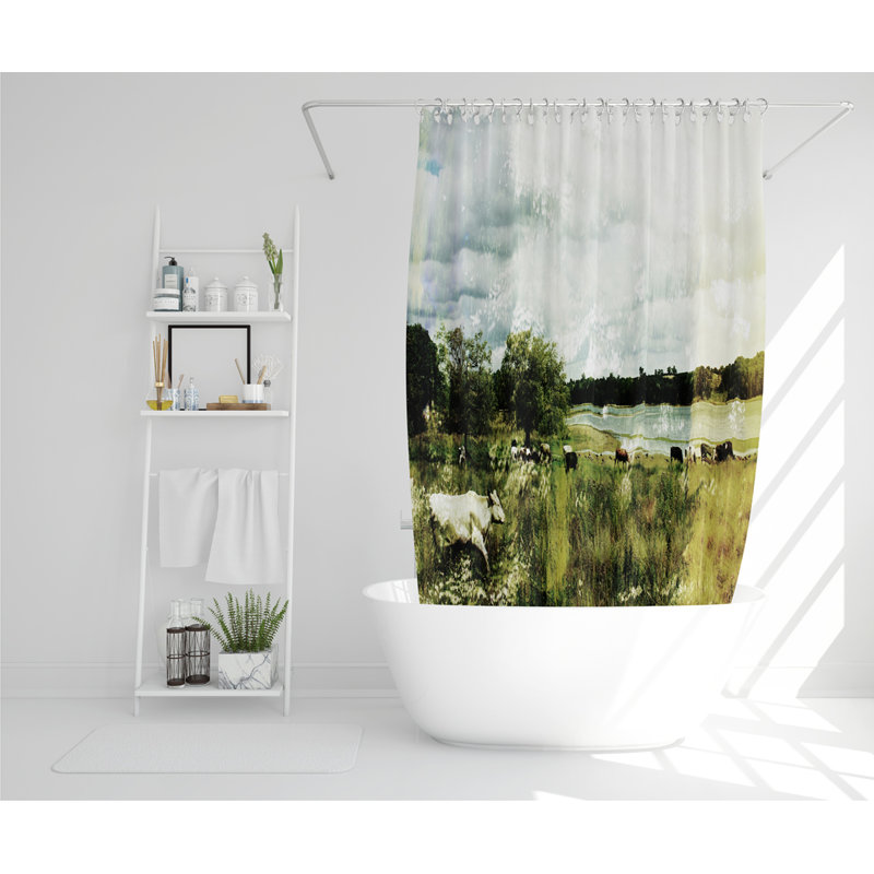 Dutcher Polyester Shower Curtain Set
