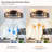 20'' 6-Speed Farmhouse Reversible Caged Ceiling Fan With Light Kit And Remote