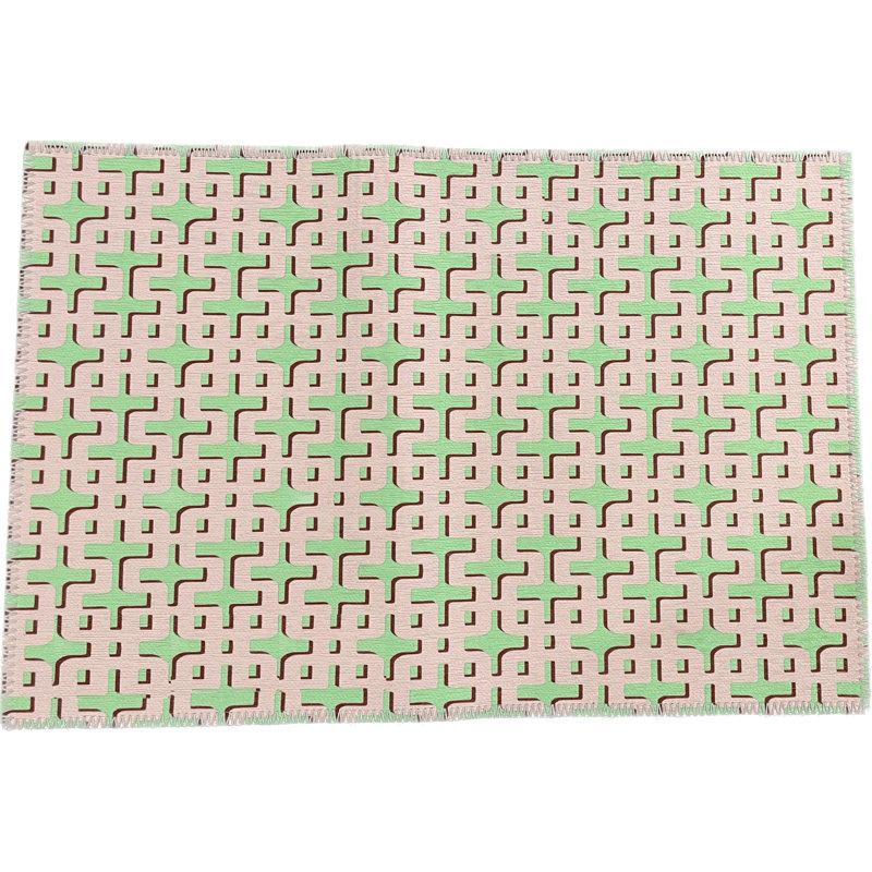 Chiang Mai Microfiber Rectangle Washable Rug, Palm Springs, Rectangle 9' x 12'