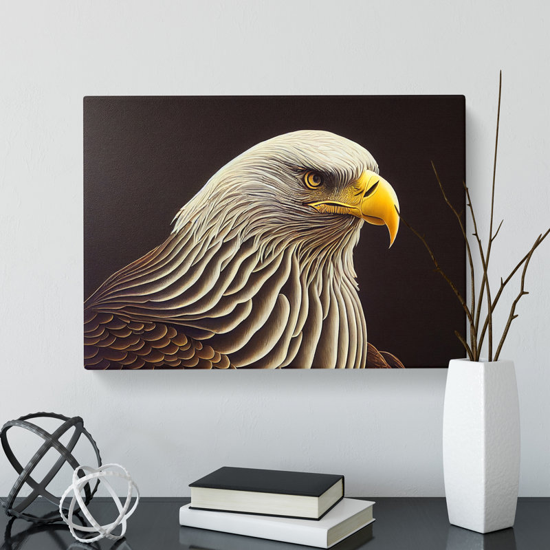 Stunning Eagle Bird - Wrapped Canvas