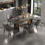 Rectangular Artificial Marble Dining Table Set-104257548