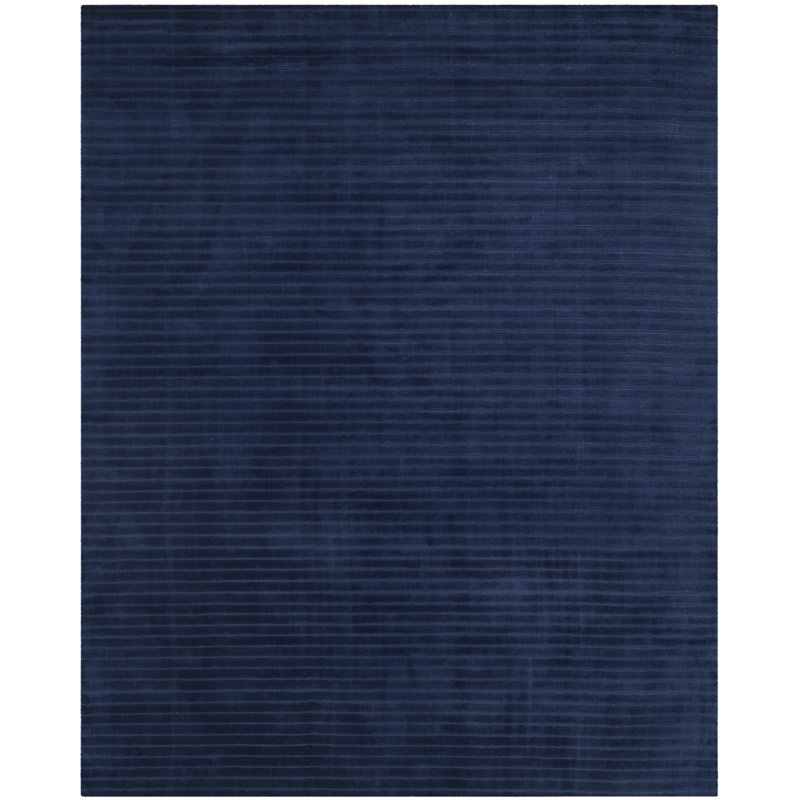 Ralph Lauren Upper Deck Hand Knotted, New Zealand Wool, Navy Blue Area Rug, Rectangle 8' x 10'