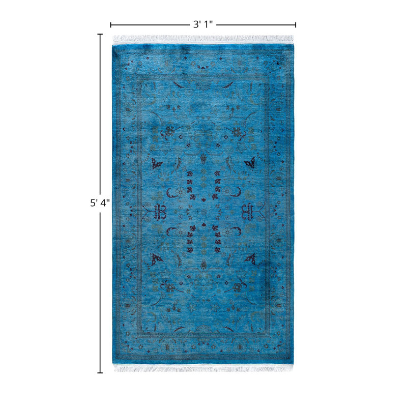 Klemensas One-of-a-Kind 3' 1" X 5' 4" Hand Knotted Area Rug